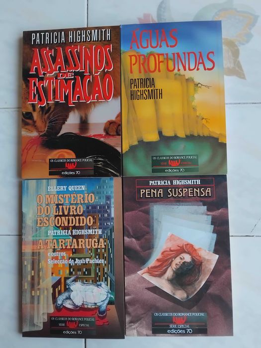4 Livros Policiais de Patrícia Highsmith -  Alibi Série Especial-E70