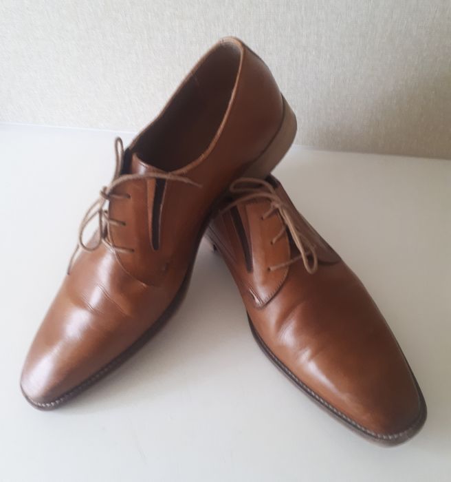 (30см) Кожаные туфли Hush Puppies.
