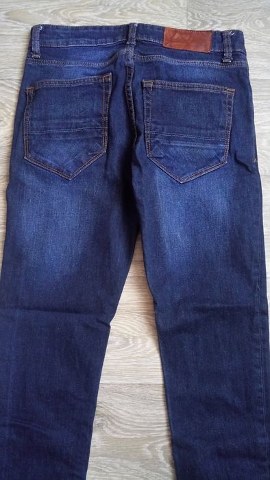 Spodnie jeans pas 74 cm chłopięce