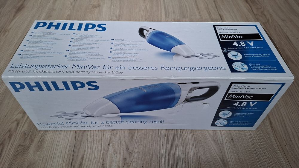 Odkurzacz ręczny Philips  MiniVac Wet&Dry 4.8V FC6142