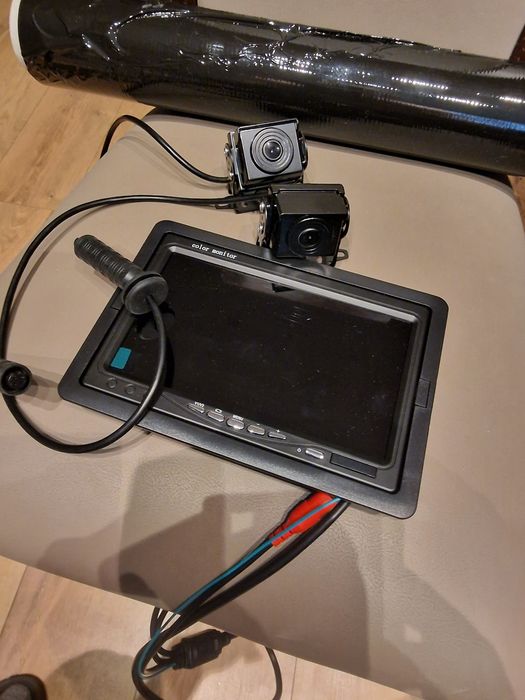 Zestaw monitor 2 kamery cofania