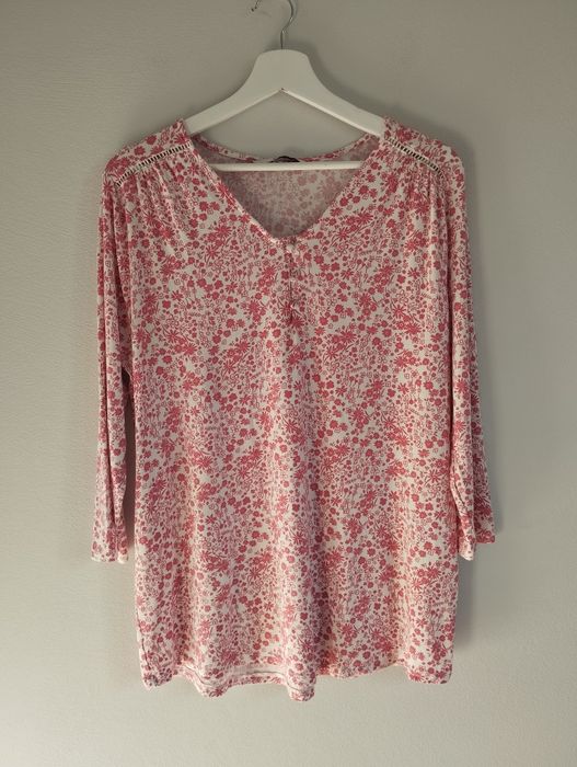 Bluzka z modalu w kwiaty r. 2XL 44 TU Woman