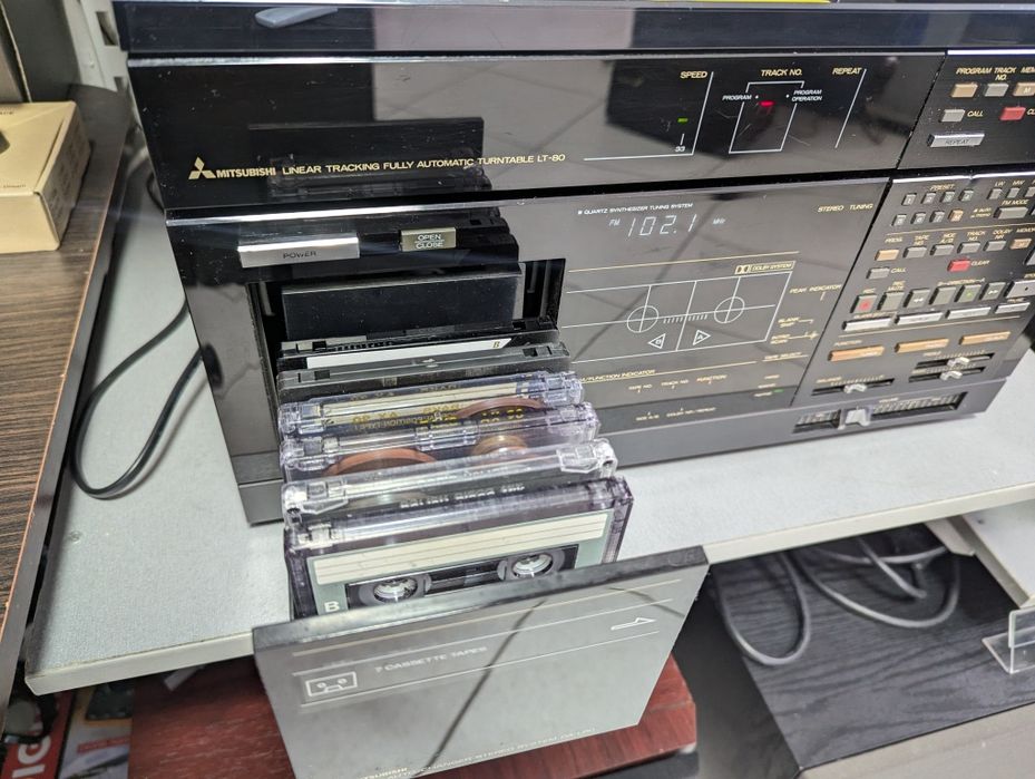 ТОП Стерео ресивер/винил! Mitsubishi DA-L80/LT-80. Вес 14 кг. JAPAN