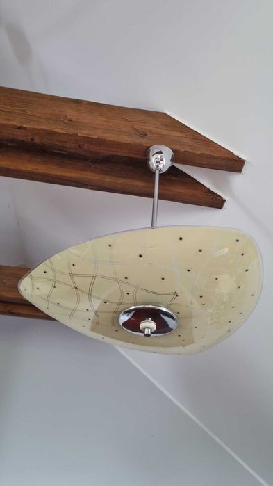 Lampa parasolka Zukov Mid Century Design lata 60 Czechosłowacja PRL