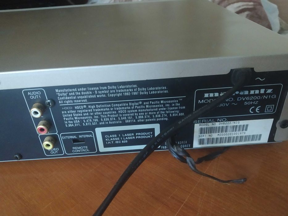 DVD Marantz DV6200,amplituner SCHERWOOD