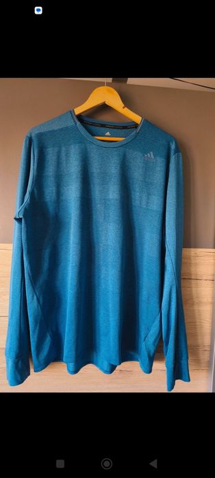 Koszulka t shirty dlugi rekaw Adidas running Xl