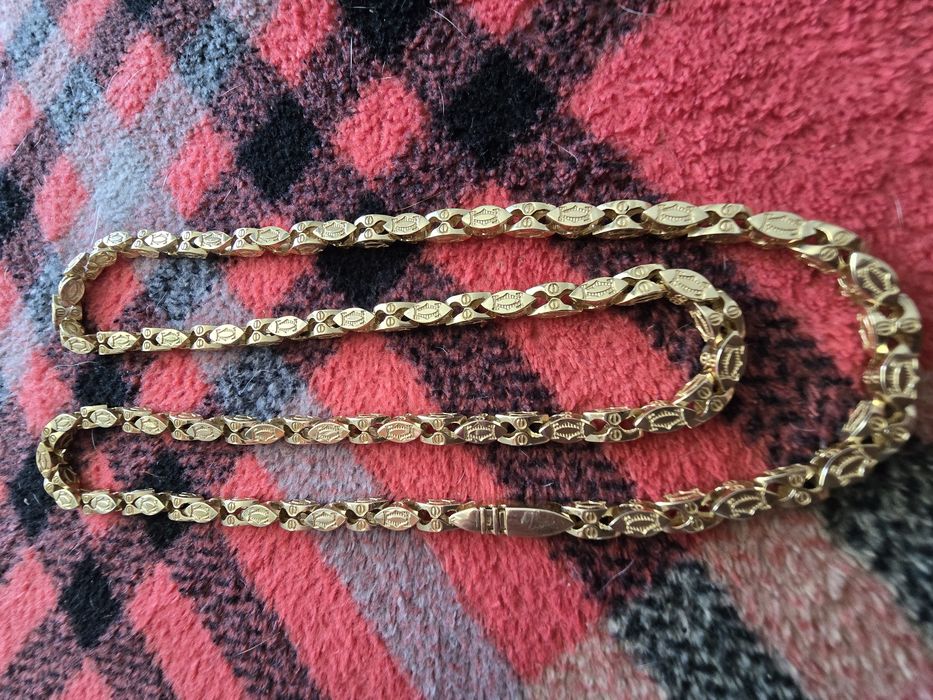 Nowy złoty Łańcuszek Cartier PR. 585 14K