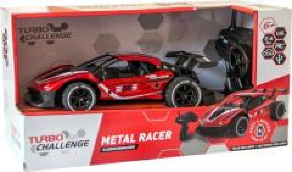 Samochód R/C Metal Racer 1:16 TURBO CHALLENGE pudełko,