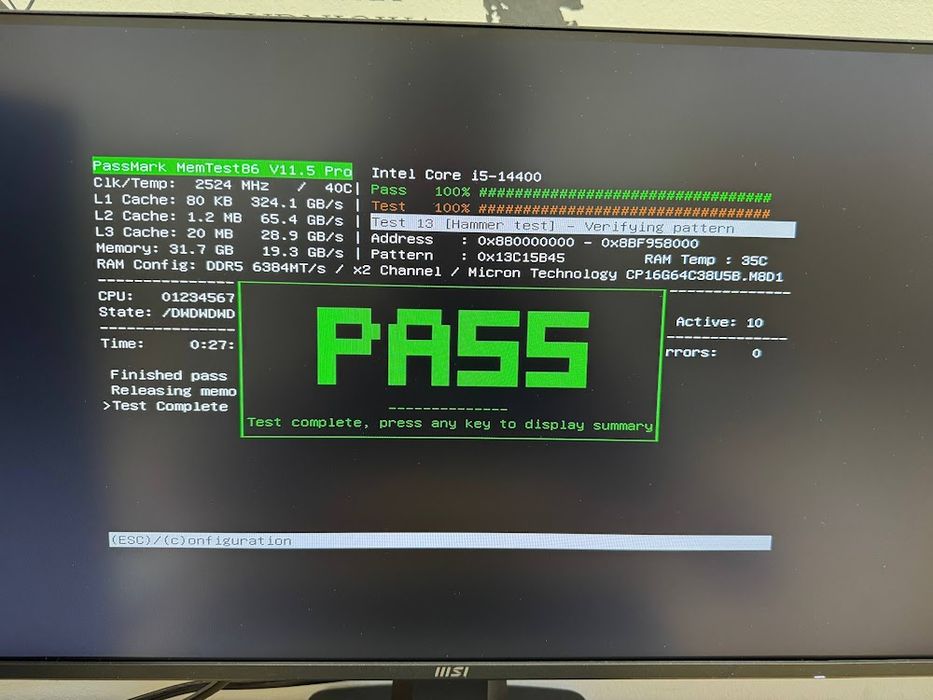 Оперативна пам'ять Crucial Pro DDR5 DIMM Kit 32GB (2x16GB) 6400MHz