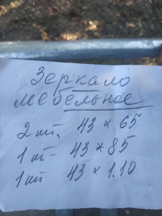 Зеркала мебельные