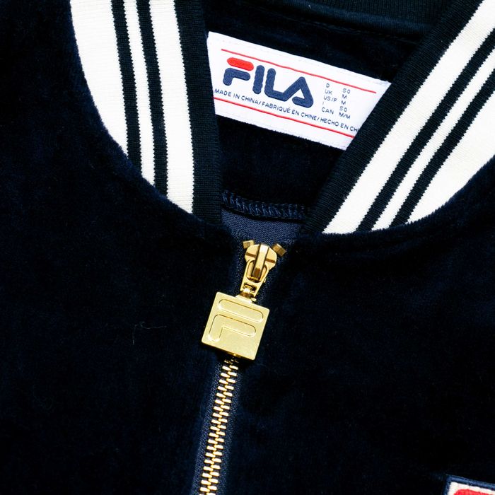 Fila 110 Velour Spencer bluza welurowa M