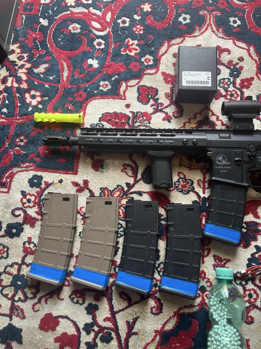 Replica ASG Airsoft Armalite / Acessorios