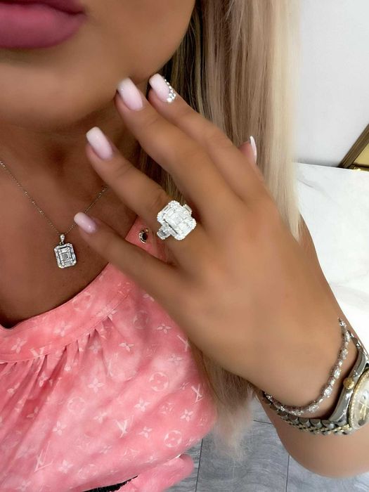 Wisiorek z diamentami naturalnymi Infinity 1.80 CT VVS/F