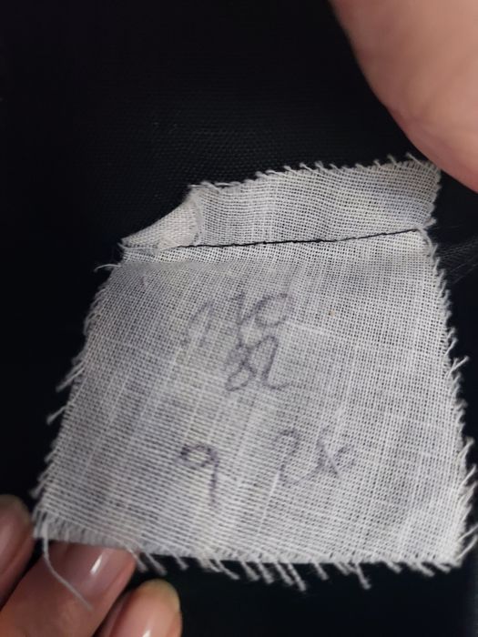 Garnitur szary, grafitowy w kratę  S