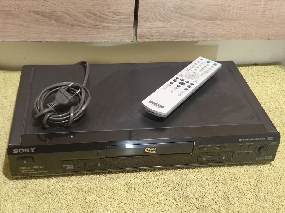 Odtwarzacz DVD CD VIDEO CD SONY DVP-S335 z pilotem sprawny