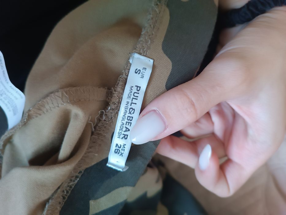 Pull & bear шорти велосипедки камуфляж