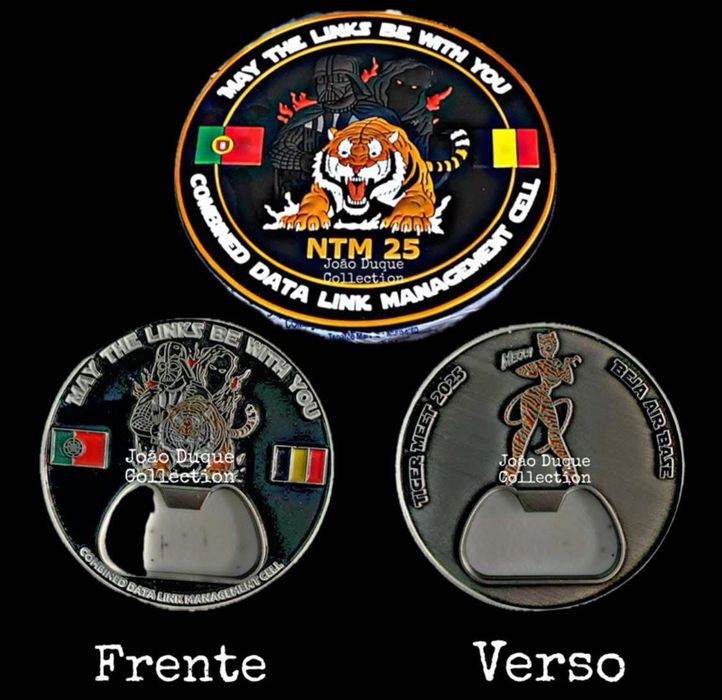 Força Aérea Portuguesa - Patch e moeda NTM2025