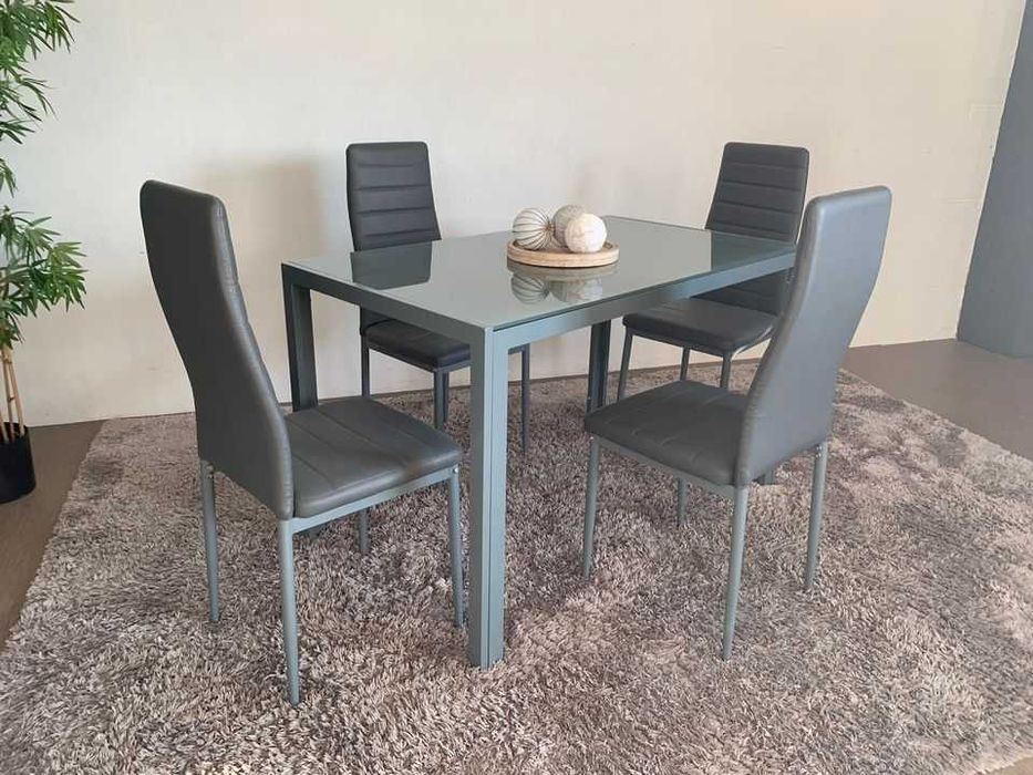 oferta mesa e 4 cadeiras novas envio gratis