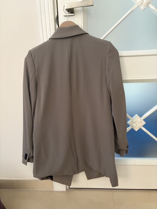 піджак H&M тауп оверсайз