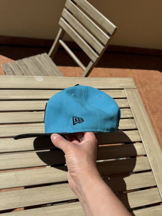 Quiksilver x New Era 9FIFTY Snapback czapka vintage 2014 turkus/czarny