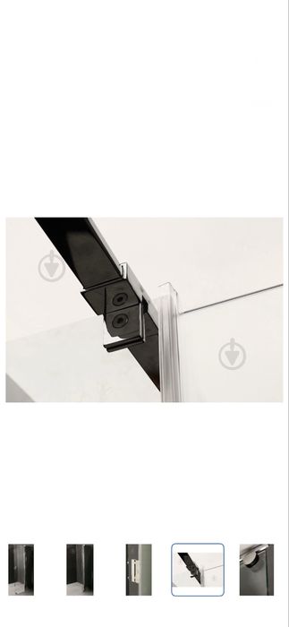 Душова перегородка 100 х190 рухома