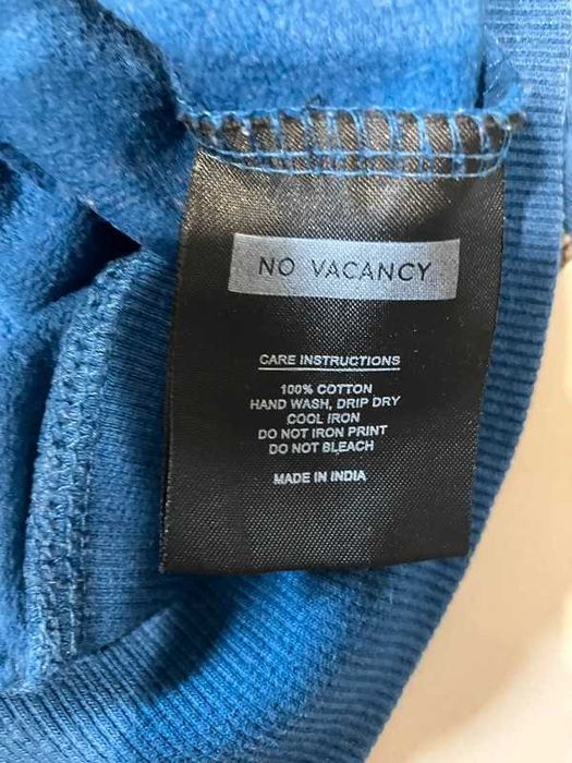 Męska bluza No Vacancy z haftem kieliszka koktajlowego, rozmiar L