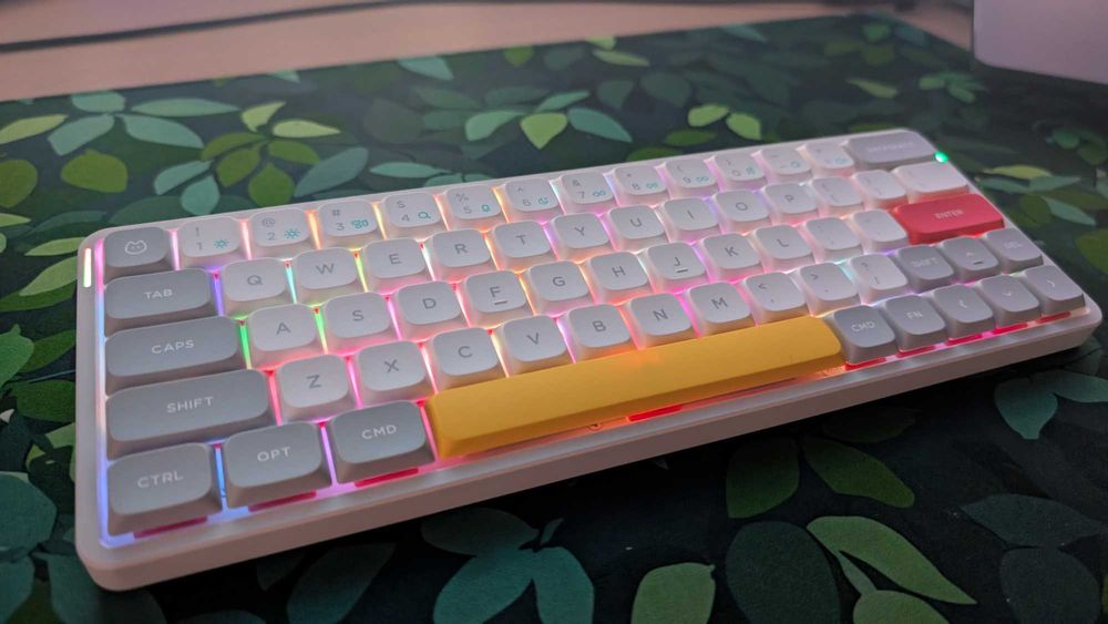 Nuphy Air60 V2 Ionic White, Cowberry (45gf), +cover