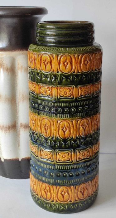 Stara ceramika wazon XXL Scheurich 289-41 Design WGP Fat Lava