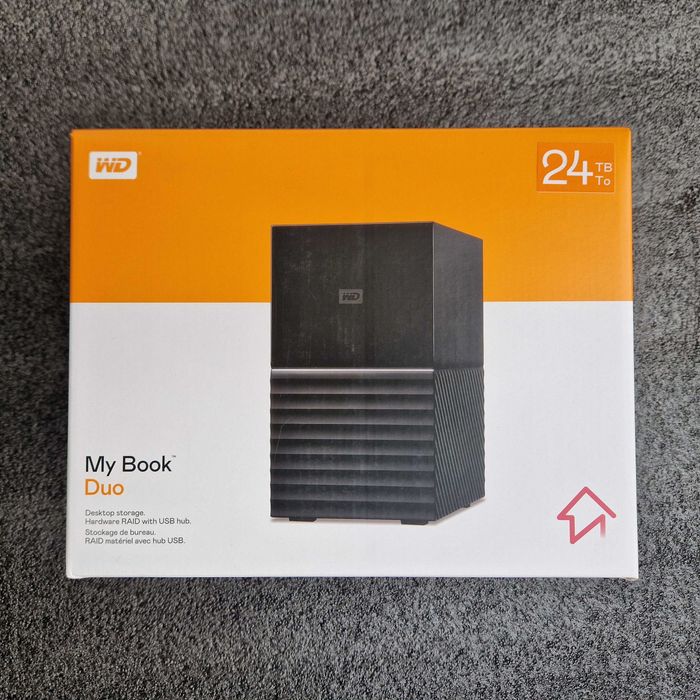Disco Externo WESTERN DIGITAL My Book Duo 24 TB (2x12TB WD Red)