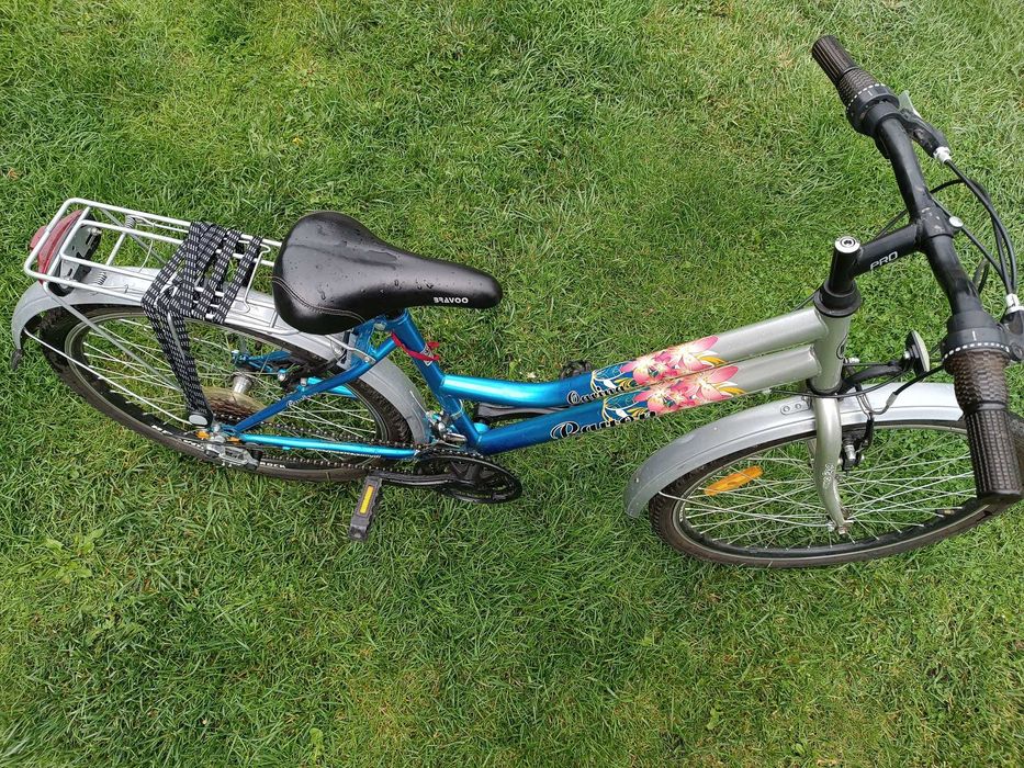 Rower Rayon Carina - damka, koła 24", przerzutki + manetki Shimano