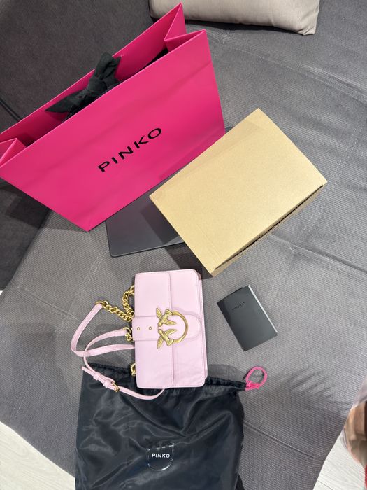 Pinko love one mini cross body bag