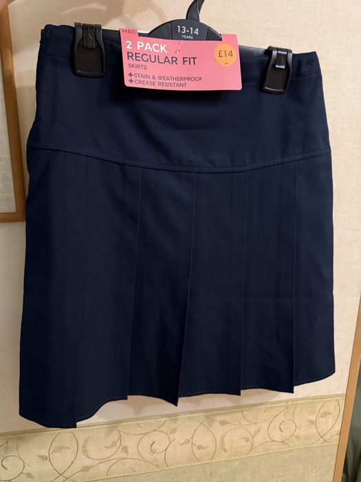 Юбка M&S для школы 2 шт