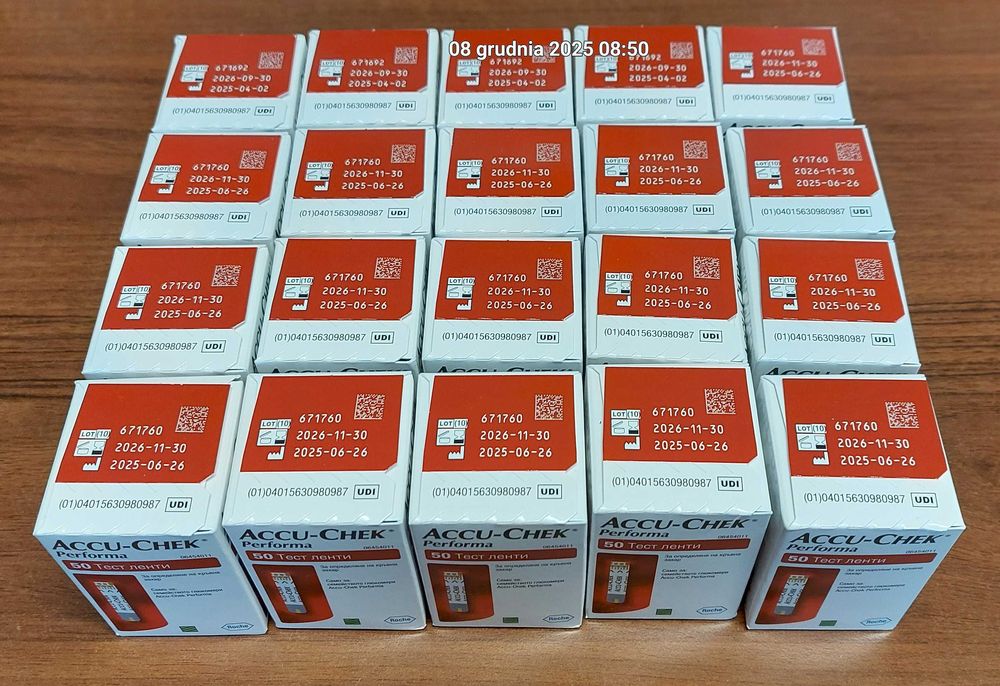 Paski-Testy Accu-Chek Performa. Minimum 6 opakowań