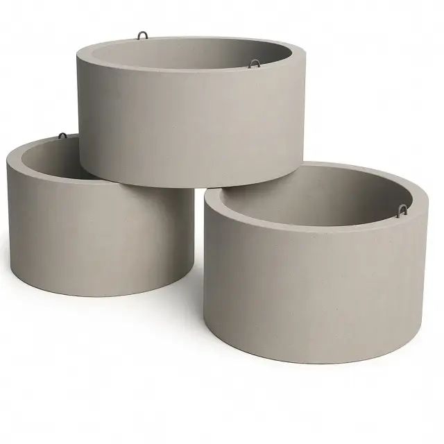 Кільця каналізаційні.Квадрати.Кільця криничні