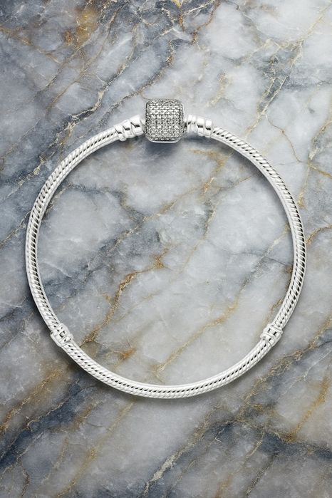 Promocja srebrna bransoletka Pandora moments 19cm do Pandora charms