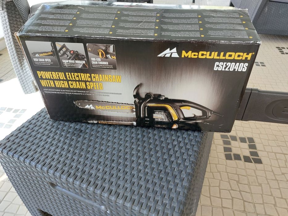 Motoserra Elétrica McGulloch CSE2040S, como nova!