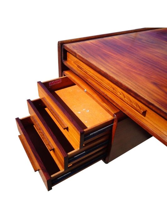 Rarytas! Skandynawski design. Biurko Dyrlung 1960 rok. Palisander.