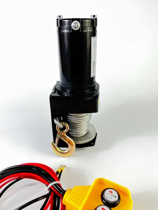 Електричні лебідки 12V — 907 кг / 2041 кг, сталевий трос на квадроцикл