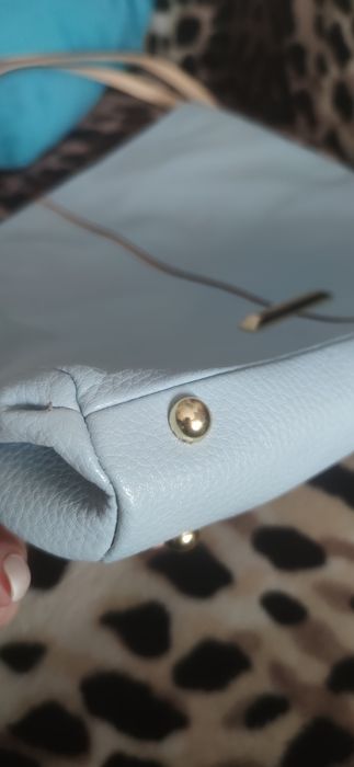 Pojemna torba torebka do ręki Anne Klein groszki