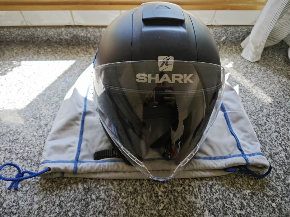 Capacete Shark Citycruiser Blank Preto Mate M