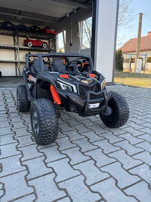 Auto na akumulator Quad Buggy UTV X3 Off-Road 4 x 200 W 24V Czarny