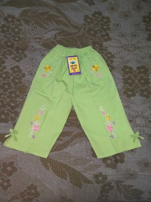 Бріджі Шорти капрі для дівчинки 1-5 років