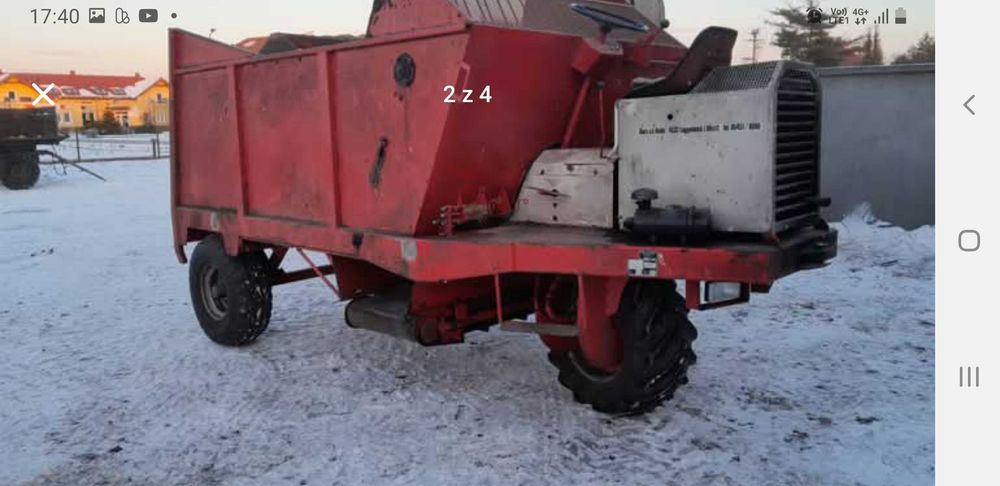 Paszowóz ścielarka rozścielacz kl truck