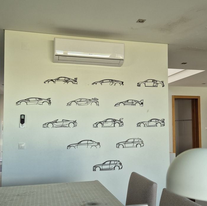 Silhuetas de Carros