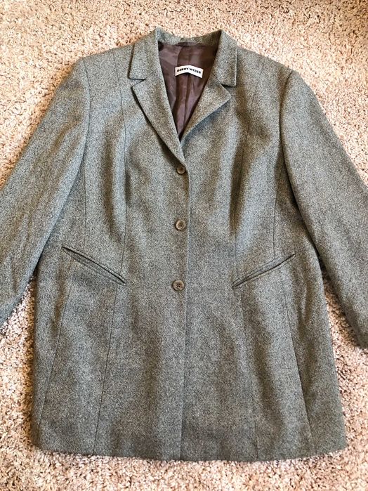Lekki płaszcz Gerry Weber marynarka przedłużana wełna dziewicza 44