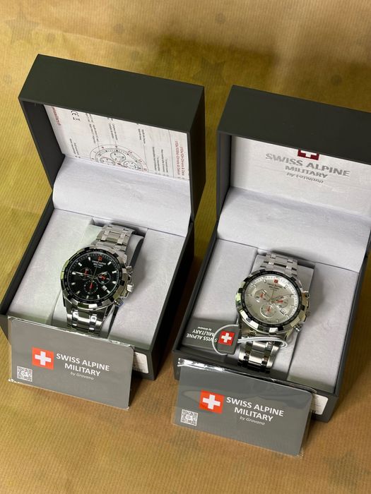 Наручний годинник SWISS ALPINE MILITARY by Grovana (оригінал)