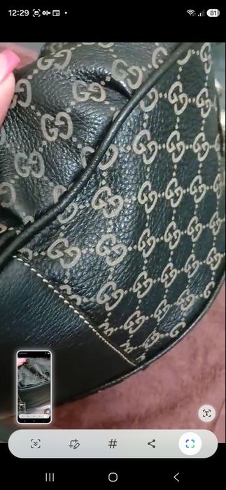 Сумка вінтаж, GUCCI оригінал,номерна натуральна шкіра,