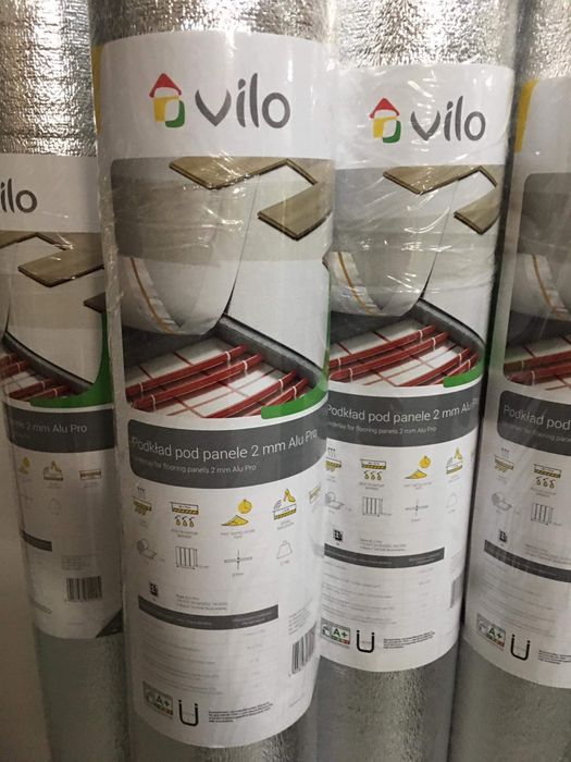 Podkład pod panele 2mm Vilo Alu Pro NAJTANIEJ