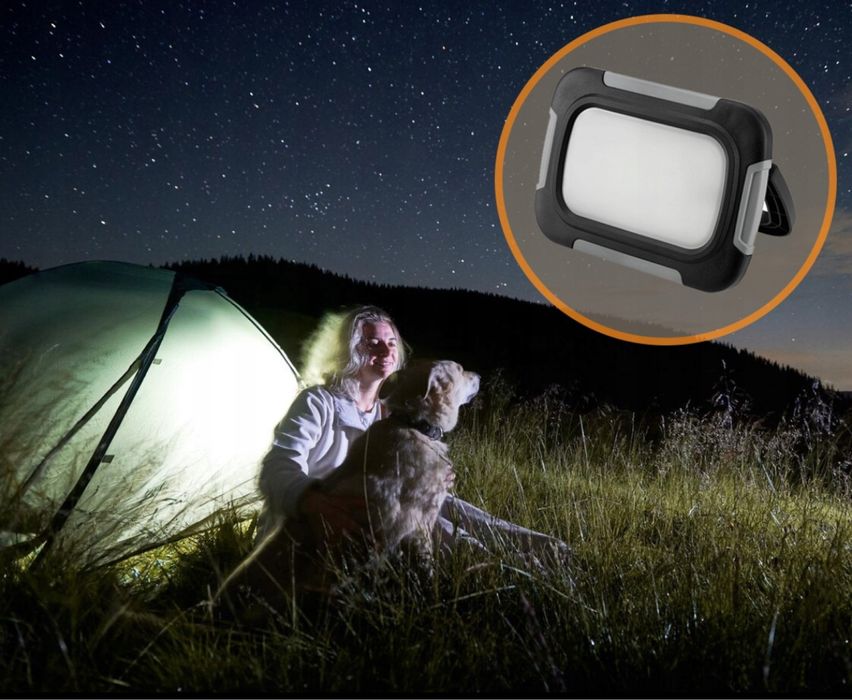 Przenośna lampa robocza LED 10W 700 lm akumulatorowa, mocna i odporna