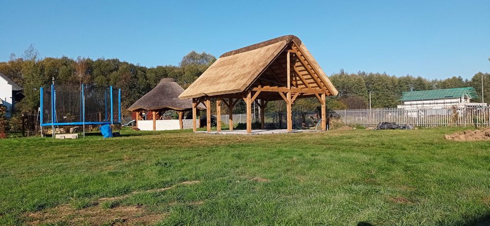 #Altana #ogrod #meble #trzcina #natura #bal #drewno #meble